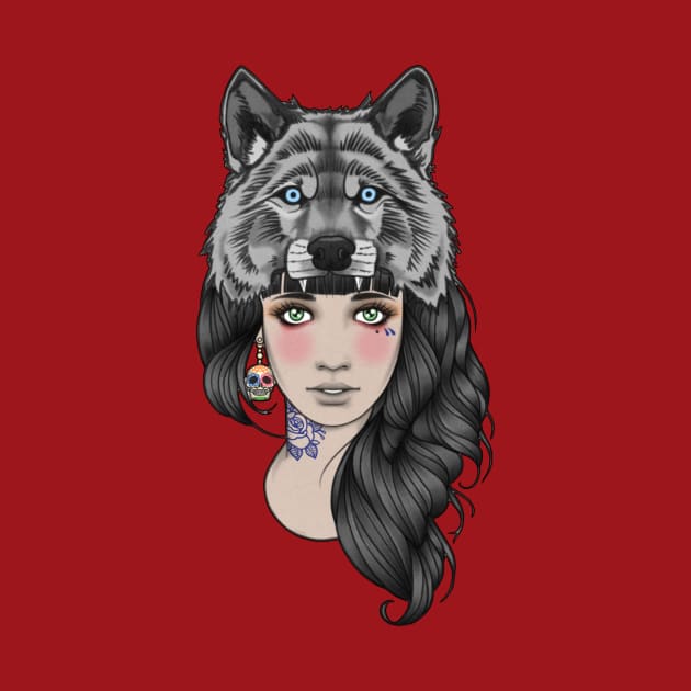 Wolf Girl by RikLeeIllustration