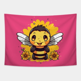 Cute Bumblebee Tapestry