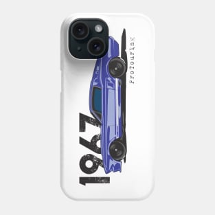 67' GT-500 in Acapulco Blue Metallic Phone Case