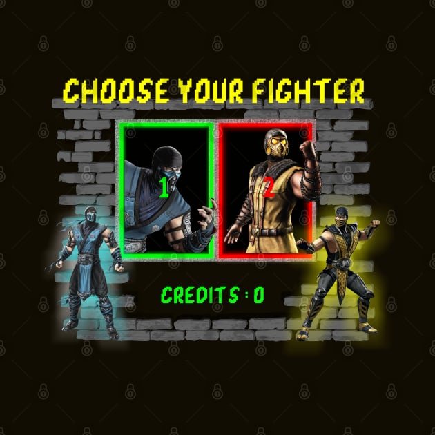 Choose your fighter Mortal Kombat Team by Pannolinno