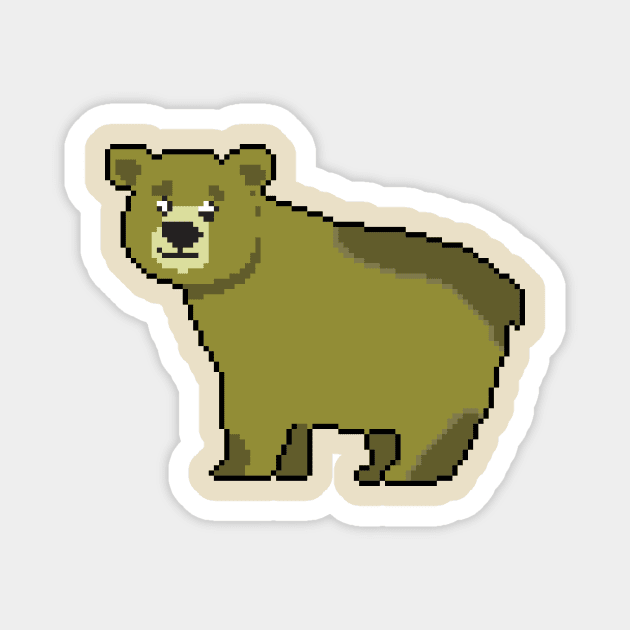 Bear Euphoria Magnet by Pixel.id