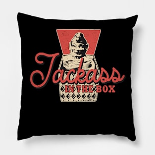 Jackass In The Box by Buck Tee Pillow