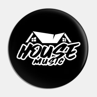 HOUSE MUSIC  - Roof logo Pin