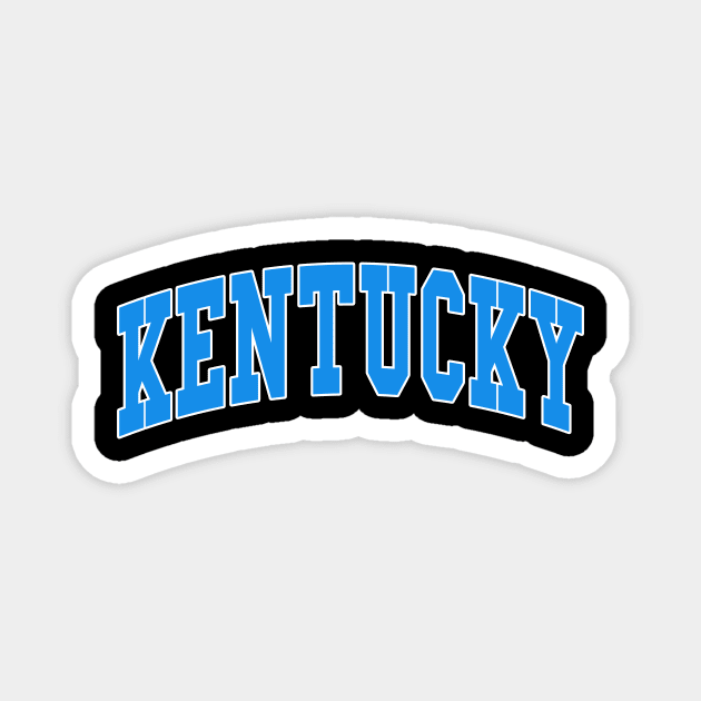 Kentucky - college university font letters jersey football basketball baseball softball volleyball hockey lover fan player christmas birthday gift for men women kids mothers fathers day dad mom vintage retro Magnet by Fanboy04