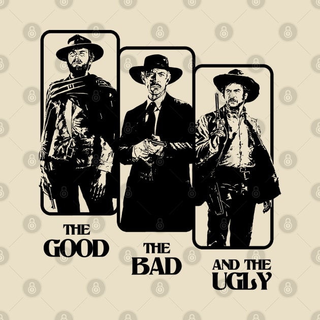 The Good The Bad and The Ugly 80s Style classic by Hand And Finger