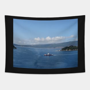 Beautiful scenery Kotor Montenegro Tapestry