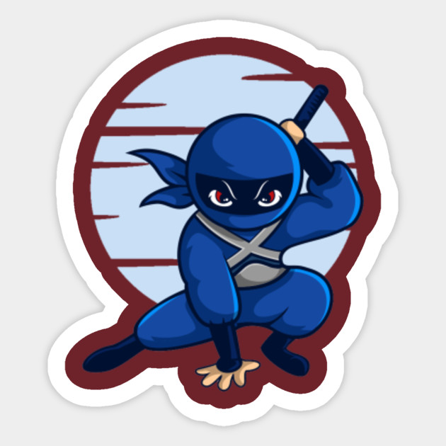 Ninja Boy Anime Ninja Sticker Teepublic Au