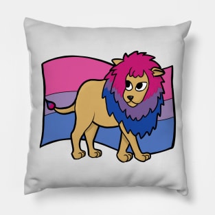 Bisexual Pride Lion Pillow