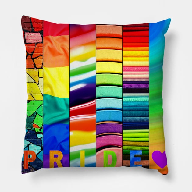 Show Your Pride Pillow by Clutterbooke