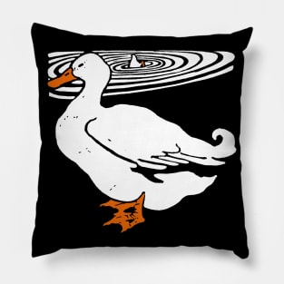 Victorian Ducks in Pond Pillow