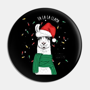 Fa La La Llama Pin