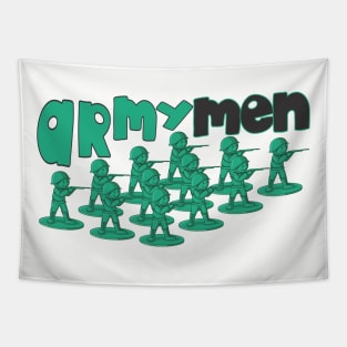 Army Men Green Plastic Soldiers Tapestry