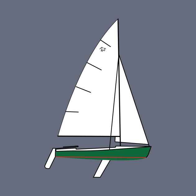 Flying Scot Sailboat by CHBB