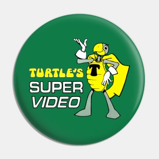 Turtle's Records & Tapes - Super Video Pin