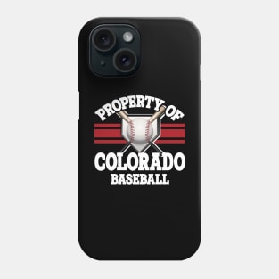 Proud Name Colorado Graphic Property Vintage Baseball Phone Case