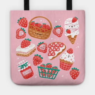 Strawberry Patch Tote