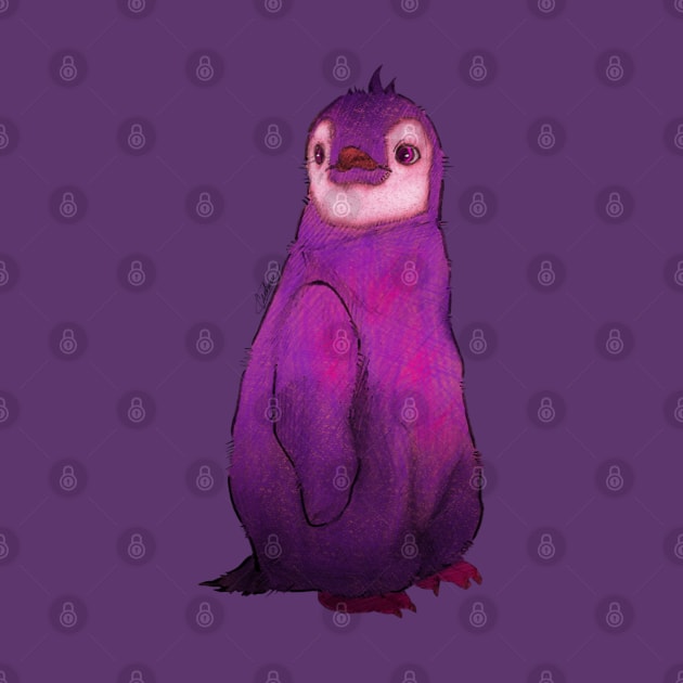 pink penguin by Camiss