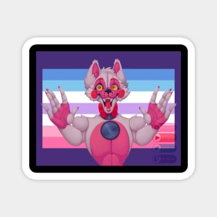 Pack Stickers Ballora, Chica, Freddy and Foxy fnaf SL Magnet for Sale by  akaruiyumme