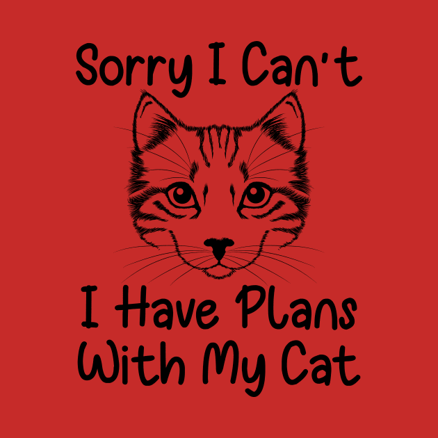 Sorry I can't I have plans with my cat by UmagineArts