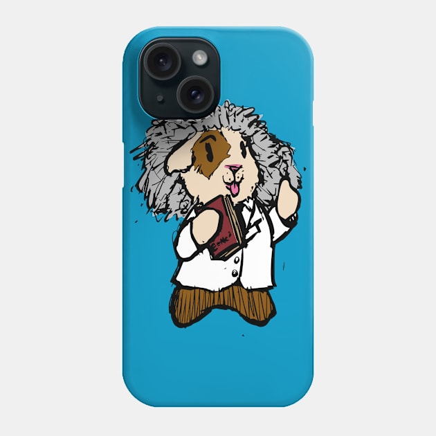 Einstein Guinea Pig Phone Case by GuineaPigArt