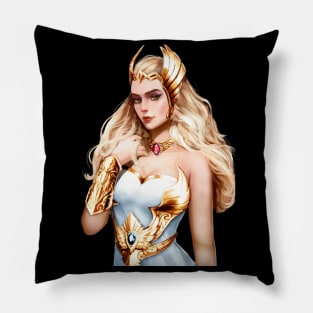 She-Ra with Broskull Necklace Character Art V.2 Pillow