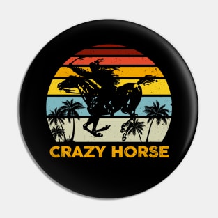 Vintage Crazy Horse Neil Art Pin