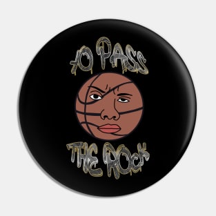 Yo Pass The Rock Pin