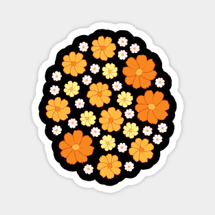 Cosmos | Flower | Summer Autumn | Orange | Black Magnet