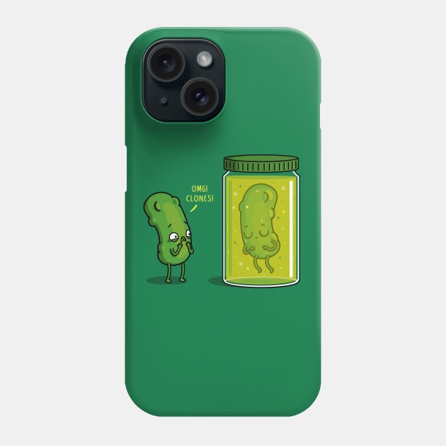 Cloned Pickle! Phone Case by Raffiti