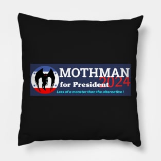 Mothman for President Funny 2024 Vinyl Bumper Sticker - Cryptids for President Pillow