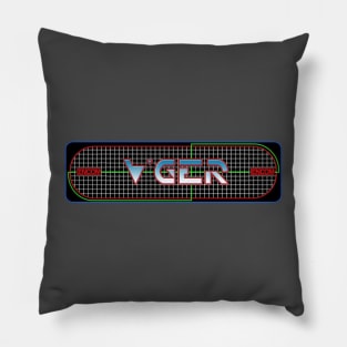 V'GER - Tron Video Game Marquee Pillow