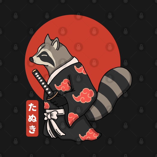 Samurai Tanuki by mia_me