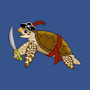 Swashbuckling Sea Turtle T-Shirt