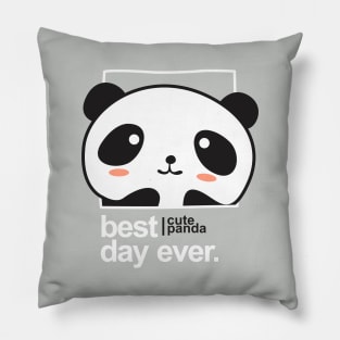panda best day ever Pillow