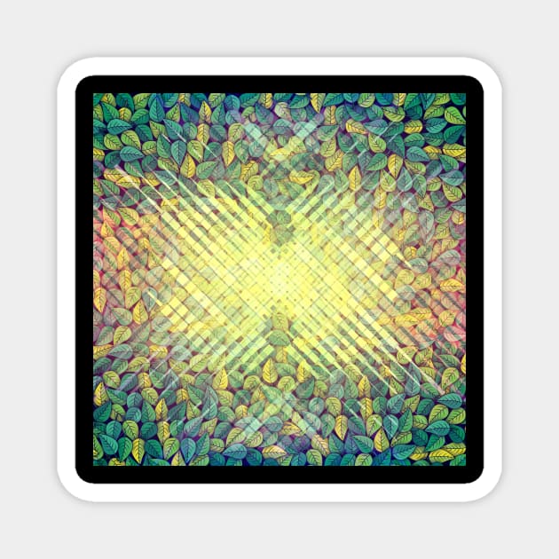 Abstract Leaves Magnet by Danion