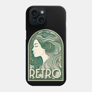 Art Deco Retro Women Phone Case