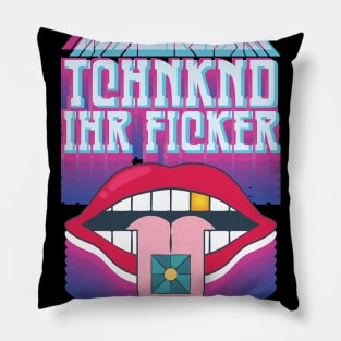 Technokind Tshirt ACID Techno Pillow