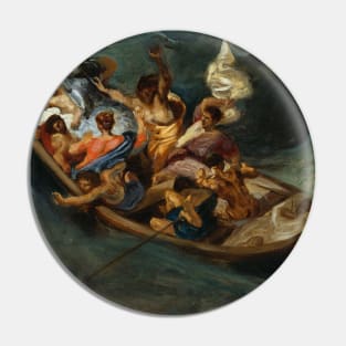 Christ on the Sea of Galilee by Eugene Delacroix Pin