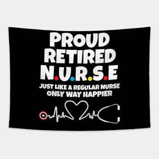 Proud Retired Nurse Tapestry