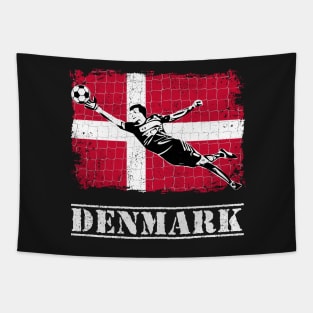 Denmark Soccer Goalie Goal Keeper Shirt Tapestry