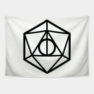 D20 Polyhedral RPG Dice Tapestry