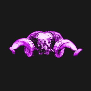 Ram Skull Purple T-Shirt