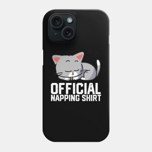 officiall napping shirt Phone Case