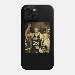 Larry Bird - Vintage Design Of Basketball Phone Case