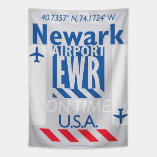 Newark airport code sticker design 20210927 Tapestry