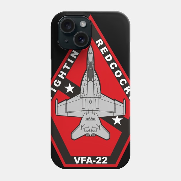 VFA-22 Fighting Redcocks - F/A-18 Phone Case by MBK