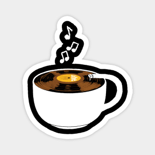 Coffee record Magnet