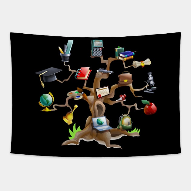 Education Concept Tapestry by Mako Design 