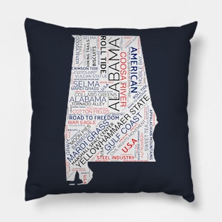 Alabama Adventures Pillow