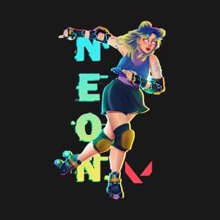 Neon Valorant Rollerblade T-Shirt